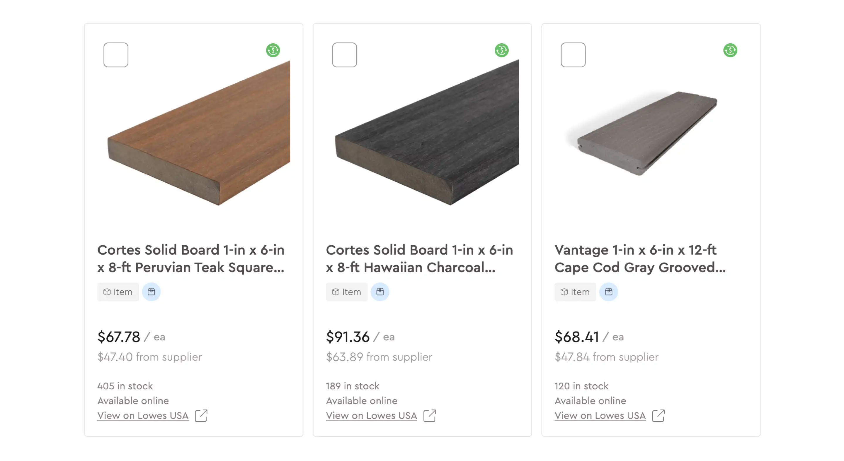 Dashboard mockup