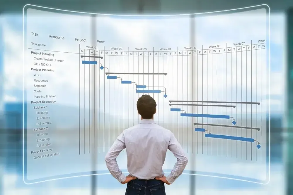 How to make a construction project schedule