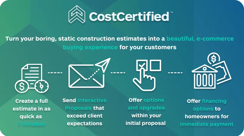 Better construction proposal software - Digital, interactive proposals that will wow your customer
