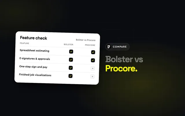 Compare procore hero v1