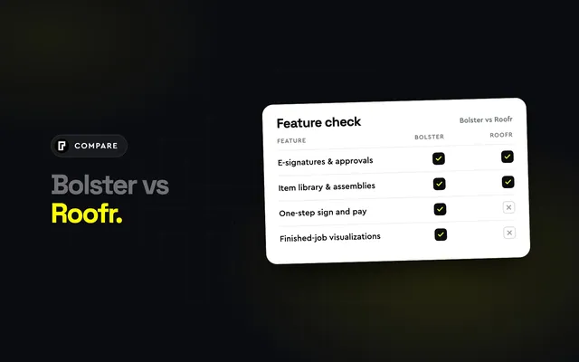 Compare roofr hero v1