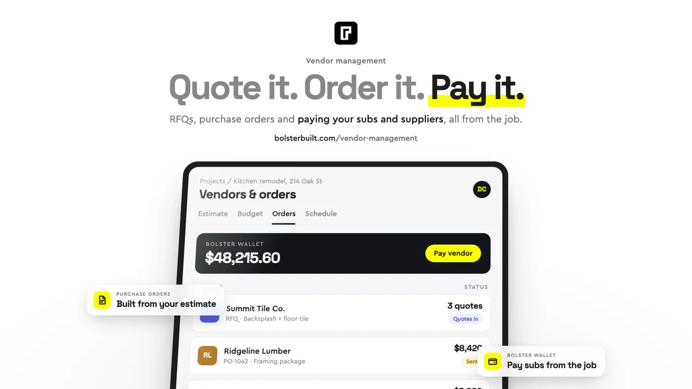 Construction Purchase Orders: A Contractor's Guide From RFQ to Paid