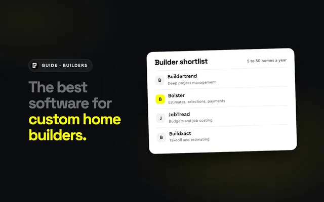 Guide best custom home builder software hero v1