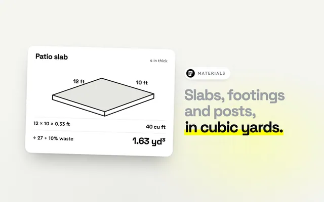 How to calculate concrete volume hero